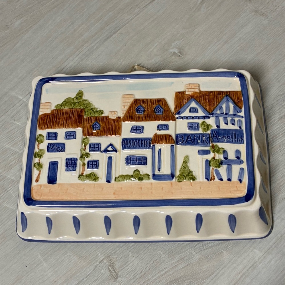 Vintage Haldon Group English Village Ceramic Wall Decor Cottage Kitchen